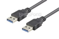 USB3.0cabel,USB C type,USB 3.0 AM TO AM cable   長度1米 黑色，USB CABLE，USB延長線，延長線，移動硬盤延長線，設備延長線工廠