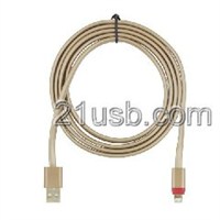 USB AM TO  蘋果7手機充電線 2米 雙色，USB手機線，手機數據線，MHL cable，HDMI CABLE, TYPE C TO HDMI CABLE