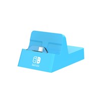 藍色底座三三合一兼容SWITCH任天堂游戲機配線HUB拓展塢USB3.1 TYPE C擴展塢